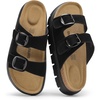 image:imageDREAM PAIRS Arch Support Cork Chunky Platform SandalsBlack