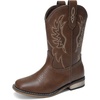 image:imageDREAM PAIRS Boys Girls Cowboy Cowgirl Kids BootsDark Brown