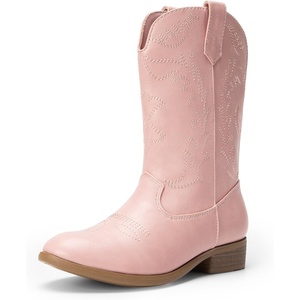 image:imageDREAM PAIRS Girls Boys Cowboy Cowgirl BootsPink