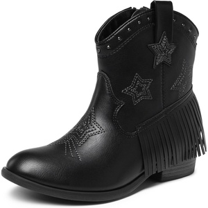 image:imageDREAM PAIRS Girls Cowboy Cowgirl Western BootsBlack