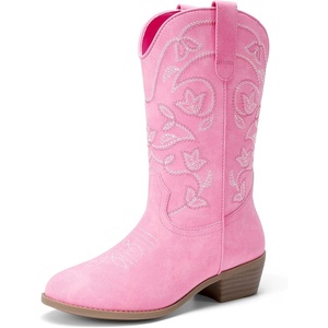 image:imageDREAM PAIRS Girls Cowboy Cowgirl Western BootsPink