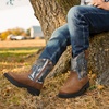 image:imageDREAM PAIRS Boys Cowboy Boots Kids Western BootsBrownCamo