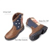image:imageDREAM PAIRS Boys Cowboy Boots Kids Western BootsBrownNavy