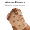 image:imageDREAM PAIRS Boys Cowboy Boots Kids Western BootsLight Brown