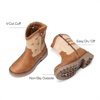 image:imageDREAM PAIRS Boys Cowboy Boots Kids Western BootsLight Brown