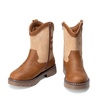 image:imageDREAM PAIRS Boys Cowboy Boots Kids Western BootsLight Brown