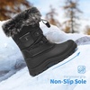 image:imageDREAM PAIRS Girls Snow Waterproof Winter BootsBlack