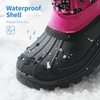 image:imageDREAM PAIRS Girls Snow Waterproof Winter BootsBlackPink