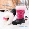 image:imageDREAM PAIRS Girls Snow Waterproof Winter BootsFuchsia