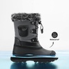 image:imageDREAM PAIRS Girls Snow Waterproof Winter BootsGreyBlack