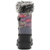 image:imageDREAM PAIRS Girls Snow Waterproof Winter BootsGreyMulti