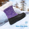 image:imageDREAM PAIRS Girls Snow Waterproof Winter BootsPurple