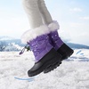 image:imageDREAM PAIRS Girls Snow Waterproof Winter BootsPurple