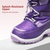 image:imageDREAM PAIRS Girls Winter Snow Boots Faux Fur LinedPurple