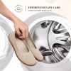 image:imageDREAM PAIRS Womens Ballet Wide Toe FlatsNude