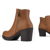 image:imageDREAM PAIRS Womens Chunky Heel Platform Ankle BootsTanPu