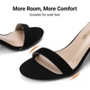 image:imageDREAM PAIRS Womens Comfort Block Heel SandalsBlackNubuck