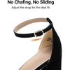 image:imageDREAM PAIRS Womens Comfort Block Heel SandalsBlackNubuck