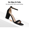 image:imageDREAM PAIRS Womens Comfort Block Heel SandalsBlackNubuck