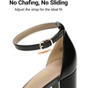 image:imageDREAM PAIRS Womens Comfort Block Heel SandalsBlackPu