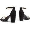 image:imageDREAM PAIRS Womens Comfort Block Heel SandalsBlackSuede