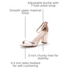 image:imageDREAM PAIRS Womens Comfort Block Heel SandalsChampagne