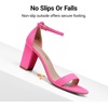 image:imageDREAM PAIRS Womens Comfort Block Heel SandalsFuchsiasuede