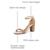 image:imageDREAM PAIRS Womens Comfort Block Heel SandalsGoldRhinestone
