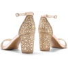 image:imageDREAM PAIRS Womens Comfort Block Heel SandalsGoldRhinestone