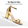 image:imageDREAM PAIRS Womens Comfort Block Heel SandalsGoldmetallic
