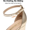 image:imageDREAM PAIRS Womens Comfort Block Heel SandalsLight Gold