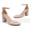 image:imageDREAM PAIRS Womens Comfort Block Heel SandalsNudeClear