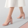 image:imageDREAM PAIRS Womens Comfort Block Heel SandalsNudeClear