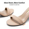 image:imageDREAM PAIRS Womens Comfort Block Heel SandalsNudeSuede