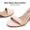image:imageDREAM PAIRS Womens Comfort Block Heel SandalsPink