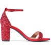 image:imageDREAM PAIRS Womens Comfort Block Heel SandalsRedRhinestone