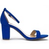 image:imageDREAM PAIRS Womens Comfort Block Heel SandalsRoyalBlue