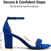 image:imageDREAM PAIRS Womens Comfort Block Heel SandalsRoyalBlue