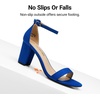 image:imageDREAM PAIRS Womens Comfort Block Heel SandalsRoyalBlue