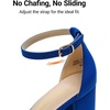 image:imageDREAM PAIRS Womens Comfort Block Heel SandalsRoyalBlue