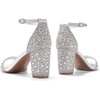 image:imageDREAM PAIRS Womens Comfort Block Heel SandalsSilverRhinestone