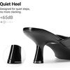 image:imageDREAM PAIRS Womens Dress Kitten Heel Sandals Flip FlopsAll Black