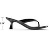 image:imageDREAM PAIRS Womens Dress Kitten Heel Sandals Flip FlopsAll Black