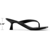 image:imageDREAM PAIRS Womens Dress Kitten Heel Sandals Flip FlopsBlack
