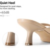 image:imageDREAM PAIRS Womens Dress Kitten Heel Sandals Flip FlopsNude