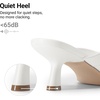 image:imageDREAM PAIRS Womens Dress Kitten Heel Sandals Flip FlopsWhite