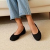 image:imageDREAM PAIRS Womens Dress Knit Ballet Comfort FlatsAll Black