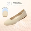 image:imageDREAM PAIRS Womens Dress Knit Ballet Comfort FlatsAll Nude
