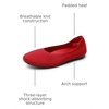 image:imageDREAM PAIRS Womens Dress Knit Ballet Comfort FlatsRed
