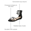 image:imageDREAM PAIRS Womens Strappy Dressy Flat SandalsBlack